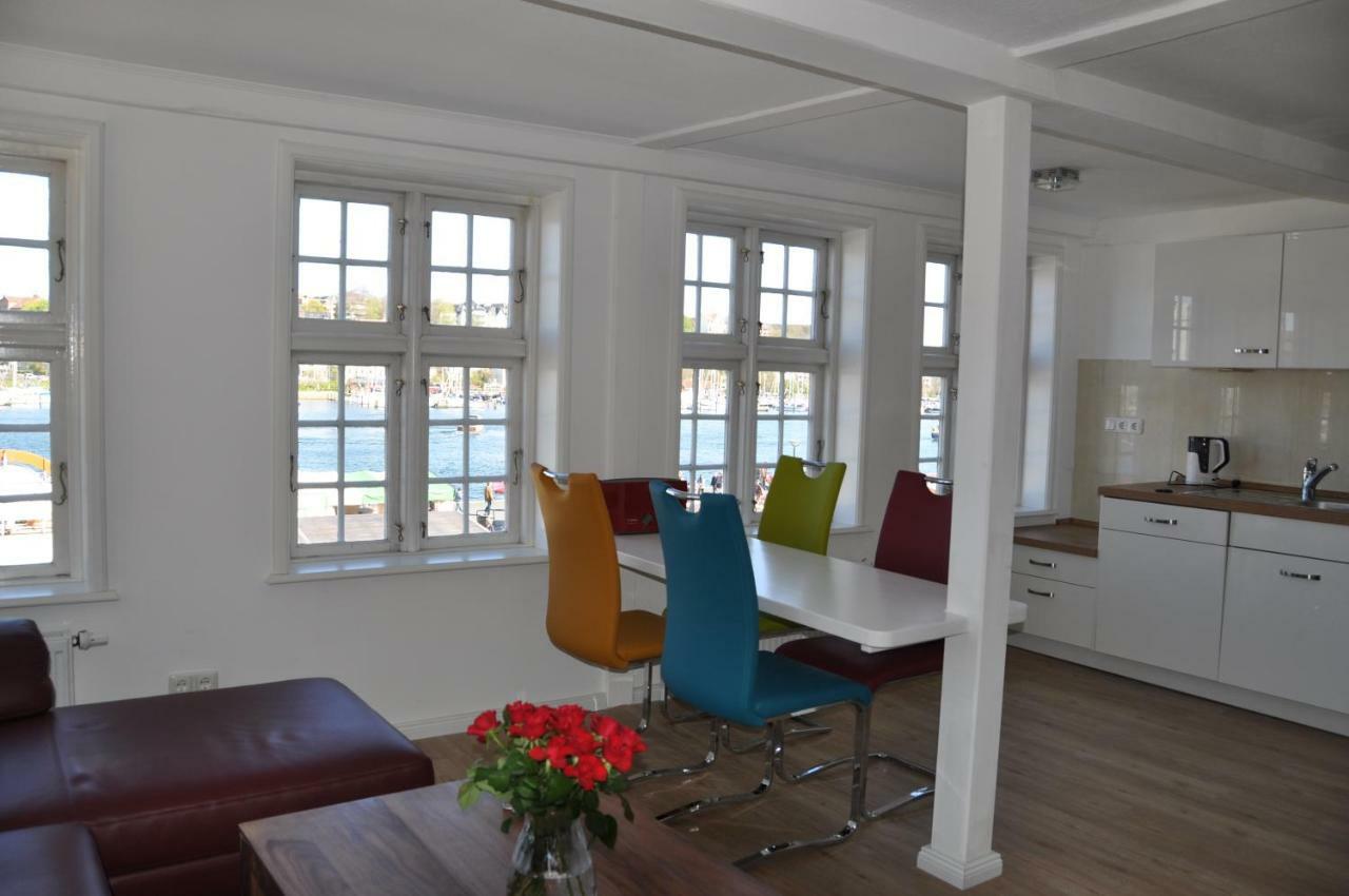 Appartamento Hafenblick Vom Kapitaenshaus Flensburgo Esterno foto
